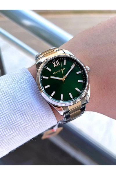 Lee Cooper Steel Band 5 Atm Water Resistant Men Wrist Watch Elc08015.270