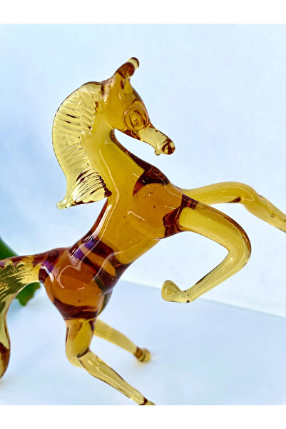 Polonezköy Cam Sanat Merkezi El Yapımı Cam At Biblo - Bal