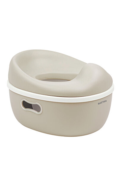 Nattou Potty Care 3 In 1 Lazımlık Oturak Ve Tuvalet Adaptörü - Bej