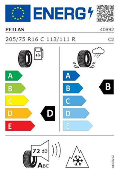 Petlas Fullgrip Pt935 205/75 R16c 113/111r Kış Lastiği - 2024