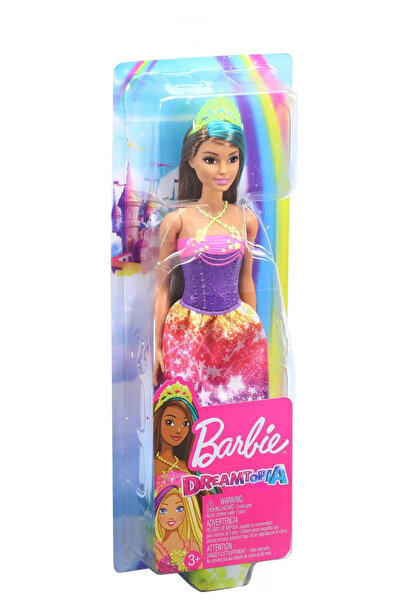 mattel Barbie Papusa Printesa Dreamtopia Cu Coronita Galbena