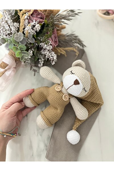 Zey's Amigurumi Amigurumi Uykucu Ayıcık Uyku Arkadaşı