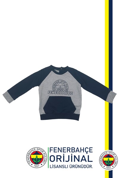Fenerbahçe Orijinal Fb Logo Sarı Lacivert Bebek Sweat