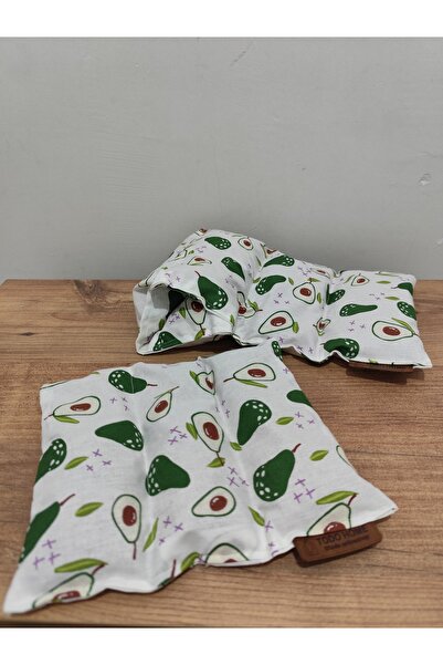 TODO HOME Avokado Desenli Kiraz Çekirdeği Yastık Seti