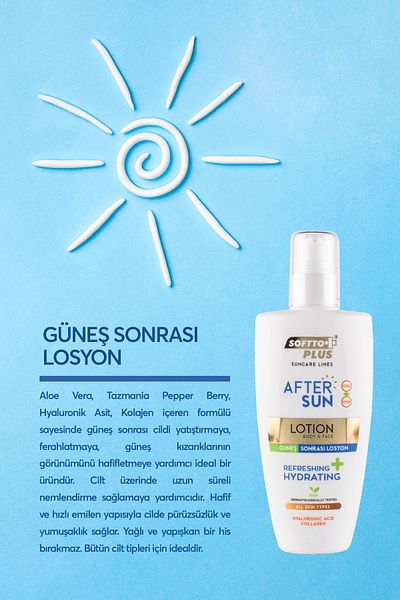Softto Plus 200 ML After Sun Body Lotion