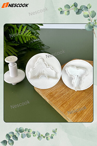 Neskuk قالب تشكيل الكعك الصغير على شكل نجمة الهولي لعيد الميلاد، قالب تشكيل ا...