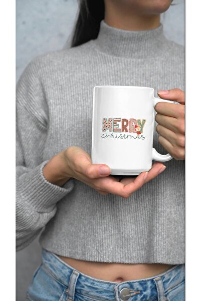 Merch&ice كأس عيد الميلاد المطبوع الملون لعيد الميلاد المجيد