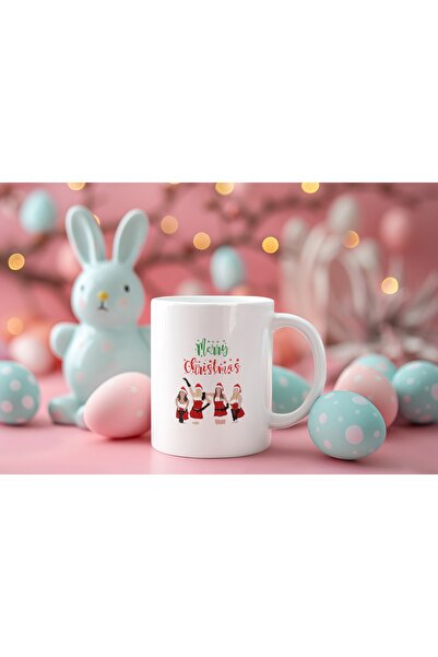 Merch&ice عيد ميلاد سعيد عيد الميلاد بنات مطبوعة كأس السنة الجديدة