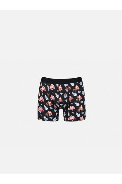 Colin's Modern Fit Printed Men's Black Boxers