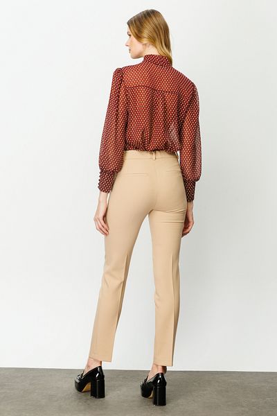 Ekol Slim Leg Trousers with Pockets