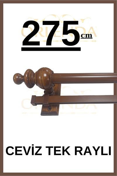 Orlenda Rustic Single Rail Curtain Hanger - 275