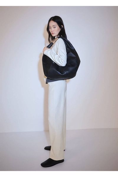 MANGO Woman Straight Cut Corduroy Trousers