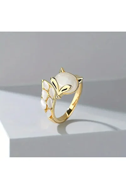 Medite Adjustable Ring with Zircon Stone and Copper