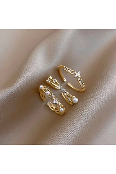 Medite مجموعة من 3 حلقات نحاسية قابلة للتعديل