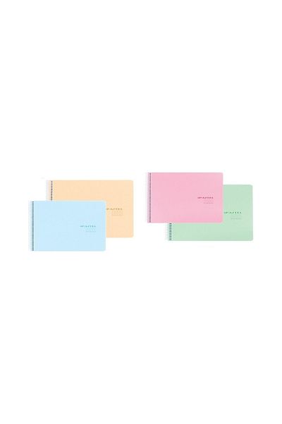 Pastel 24 Painting Books with Spiral - Pp Cover, 17X25 cm