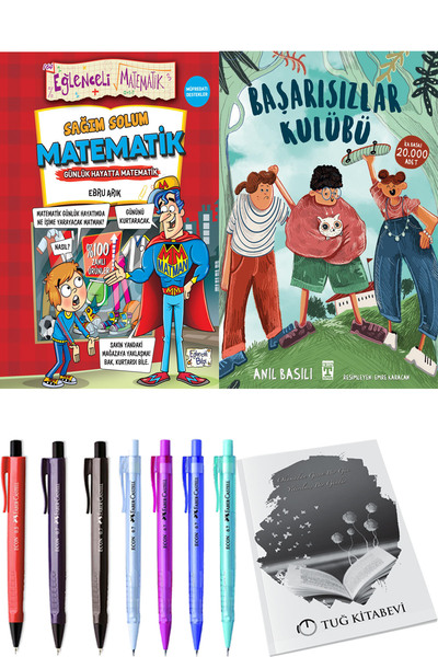 Timaş Çocuk Başarısızlar Kulübü ve Sağım Solum Matematik 2li Set + Hediyeli