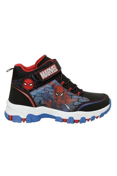 Disney Spiderman Spiderman Alfired 4PR Μαύρες Παιδικές Μπότες