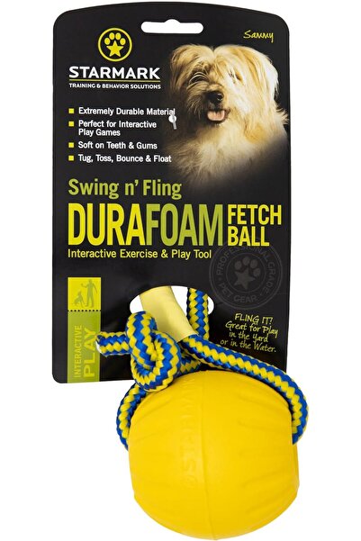 starmark Swing & Fling Durafoam Fetch Ball Köpek Oyuncağı Medium