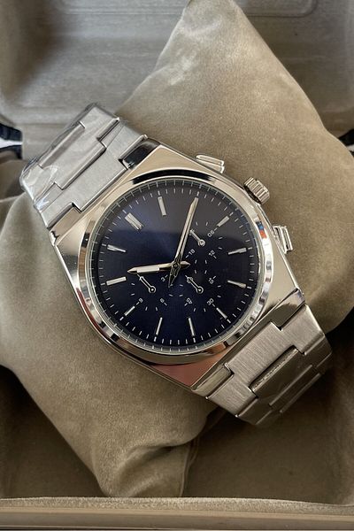 Leerybee Custom Boxed Metal Band Style Men's Wristwatch Christmas Birthday Gift