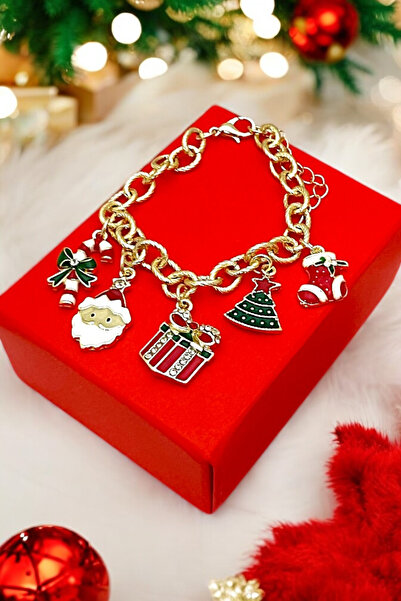 Dumledo Yeniyıl Heyecanı Charm Gold Bileklik