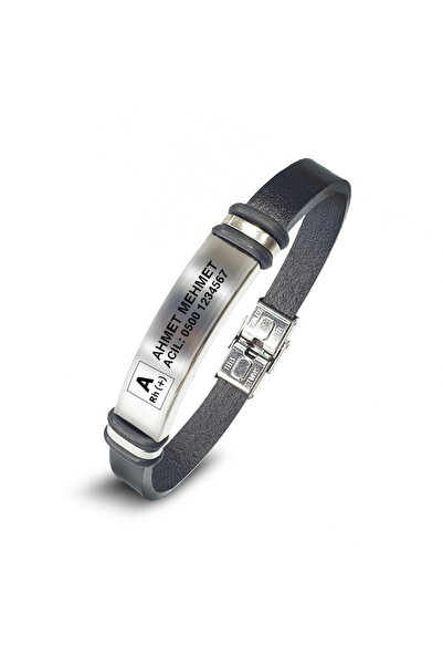 Bd Tıbbi Bileklik - Kan Gurubu - Sağlık Bilgisi - Acil Bilgisi