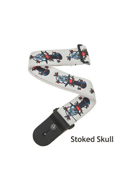 Planet Waves PLANETWAVES 50S04 ΛΟΥΡΑΚΙ ΚΙΘΑΡΑΣ 50MM ΥΦΑΝΤΟ SKULL Λουράκι Κιθά...