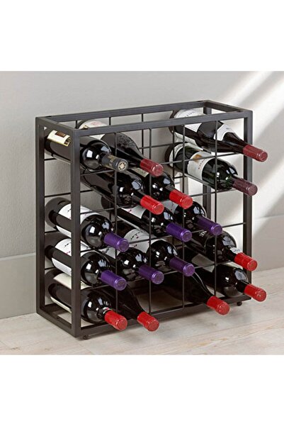 KÜTÜKhouse Metal Raf Şaraplık 48x50 cm