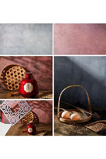 Tianya Ürün , Yemek , Reklam Vb. Çekimleri Için 57x87cm Çift Taraflı Backdrop Fotograf Zemini Fonu No.37