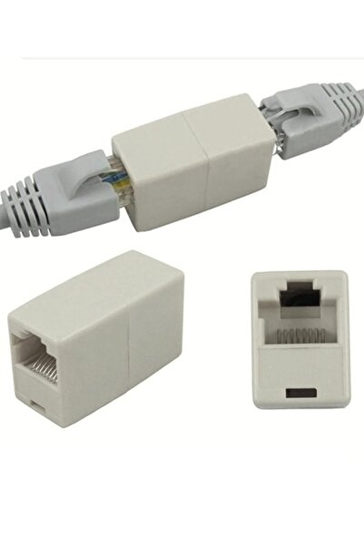 usin 2ADET Rj45 Cat5 Cat6 Cat7 Cat8 Ethernet Internet Kablosu Uzatıcısı Dişi Dişi Birleştirici Ara Aparat
