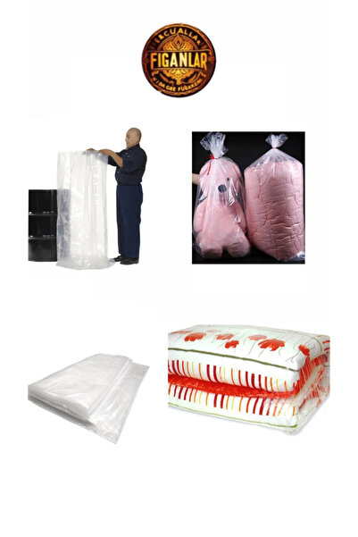 figanlar ambalaj 70X120 BÜYÜK BOY battaniye yorgan yastık muhafaza naylon torba naylon  poşeti 2 adet
