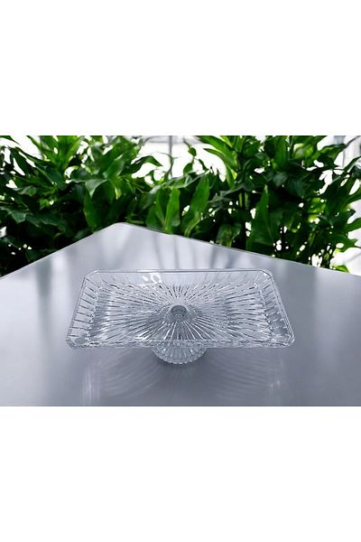 Paşabahçe Handwork Decor Cut Presentation Plate