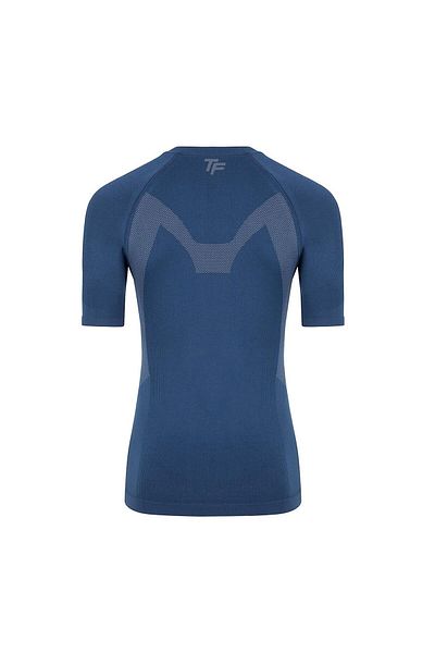THERMOFORM Extreme Men's Pp Seamless Thermal T-Shirt Navy