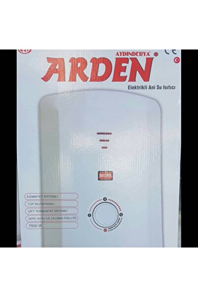 Arden Şofben Ani Su Isıtıcısı Kalite