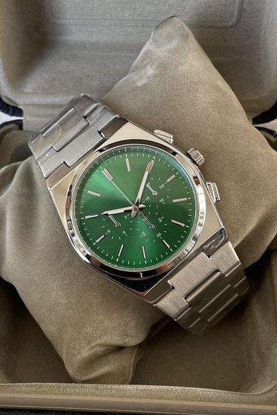 Leerybee Custom Boxed Metal Band Style Men's Wristwatch Christmas Birthday Gift