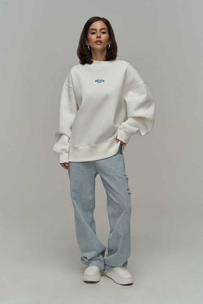 FULL TOLERANCE Fear Less White Unisex Oversize φούτερ