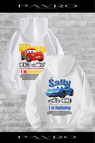 puolikuu عزيزي سويت شيرت ماكوين سالي الظهر المطبوعة عزيزي زوجين مزيج مقنعين ا...