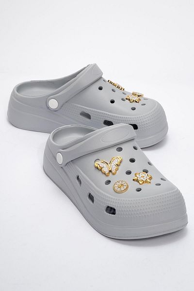 Ccway Papuci Sabo Ice Grey - Accesorii pentru femei