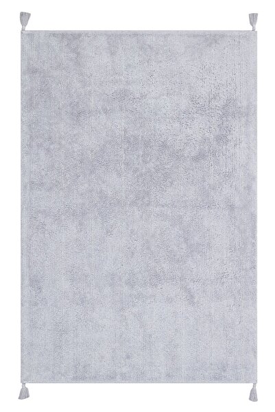 Eko Halı COTTON BOON CBN PLAIN GREY Yıkanabilir Kaymaz Tabanlı Naturel Pamuk ...