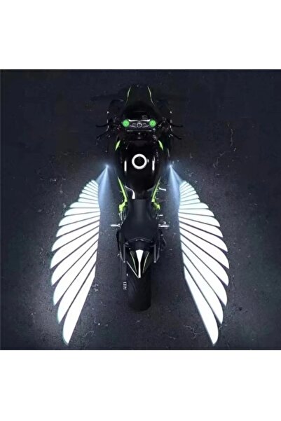 Yamaha Motosiklet ve Arabalar için Melek Işık Kanat Işık Beyaz Motosiklet aksesuarları