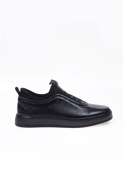 Vantaggio Ανδρικά αθλητικά παπούτσια Neves Black 100% γνήσιο δέρμα