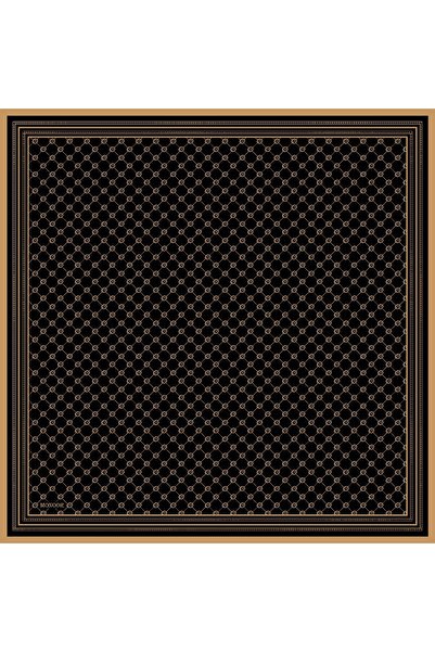 MONOOR MONOGRAM PAMUKLU SOFT EŞARP