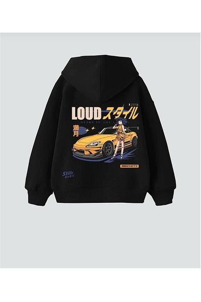 Aesthia Anime Design Unisex Oversize Hooded Hoodie Sweatshirt