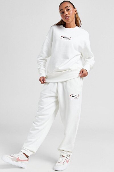 Nike Αθλητικά ρούχα Phoenix Fleece Oversize Ψηλό Μέγεθος Γυναικεία Φούτερ με ψηλόμεσο μπλουζάκι