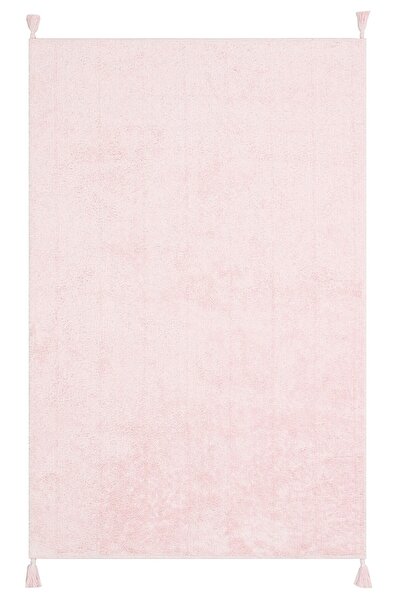 Eko Halı COTTON BOON CBN PLAIN POWDER Yıkanabilir Kaymaz Tabanlı Naturel Pamu...