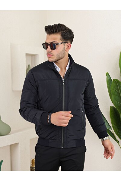 HI MEN Bomber Coat Fiber Embroidered Comfort