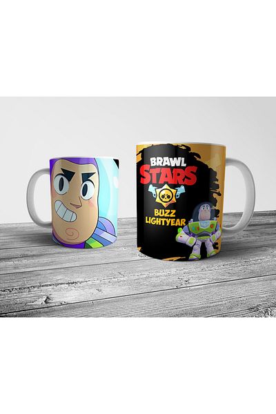 Pixxa Brawl Stars Buzz Lightyear - Mug and Cup Model 1