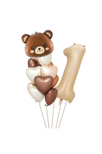 CANSIN 1 Year Old Teddy Balloon