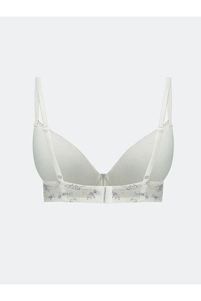 LC Waikiki LCW DREAM Ecru Bügel-BH ohne Polsterung mit Blumenmuster