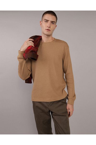 AMERICAN EAGLE AE Long-Sleeve Thermal T-Shirt