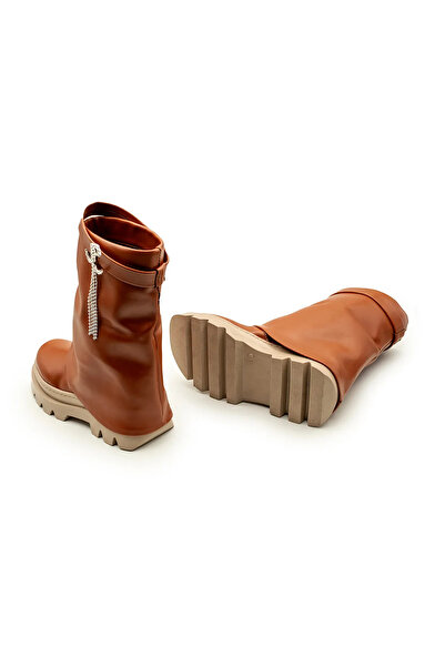 Şahnur Kız Çocuk Suya Dayanıklı Kışlık Tüylü I?ç Astarlı Bot Ayakkabı Msfk3391